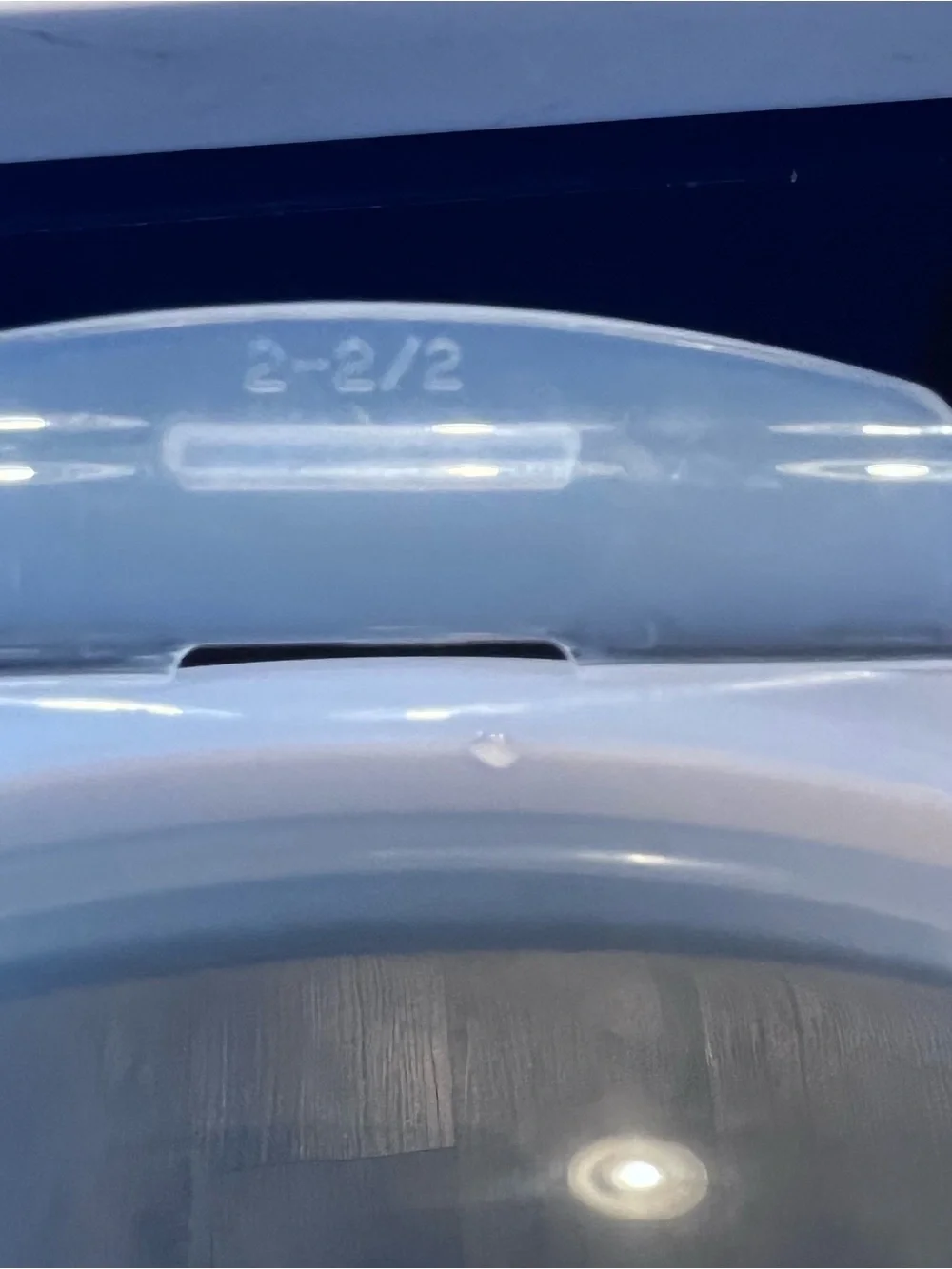 Lock & Lock air tight rubber ring clear round plastic lids only # 2-2/2 set 4